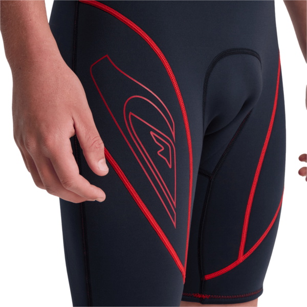 2026 Quiksilver Mens Mercury 2.5mm Short John Wetsuit 25AW261600 - Salsa